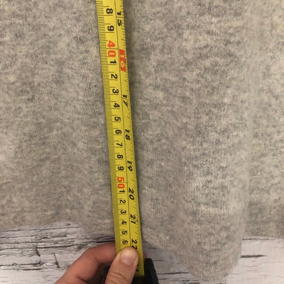 Soft Cashmere pink + grey turtleneck studded - Picture 5 of 6